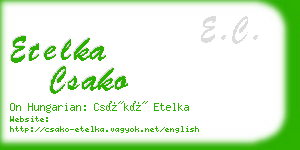 etelka csako business card